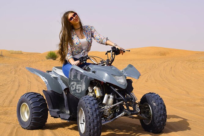 Morning Quad Biking & Red Sand Desert Safari , Camel Ride, Sand Boarding - Key Points