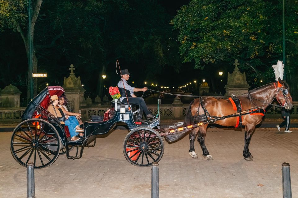 NYC MOONLIGHT HORSE CARRIAGE RIDE Through Central Park - Key Points