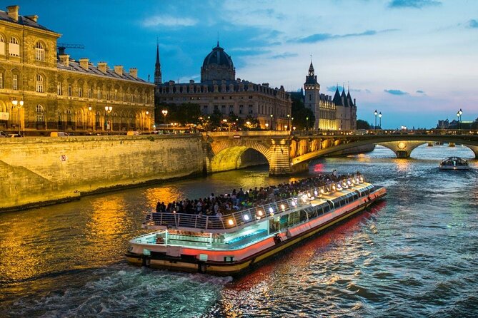 Paris City Tour by Coach With Sightseeing Seine River Cruise - Key Points