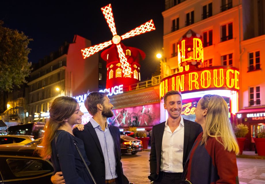 Paris: Moulin Rouge Dinner Show With Return Transportation - Key Points