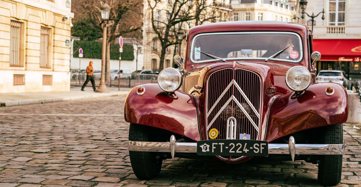 Paris: Private Guided City Tour in a Traction Avant or DS 21 - Key Points