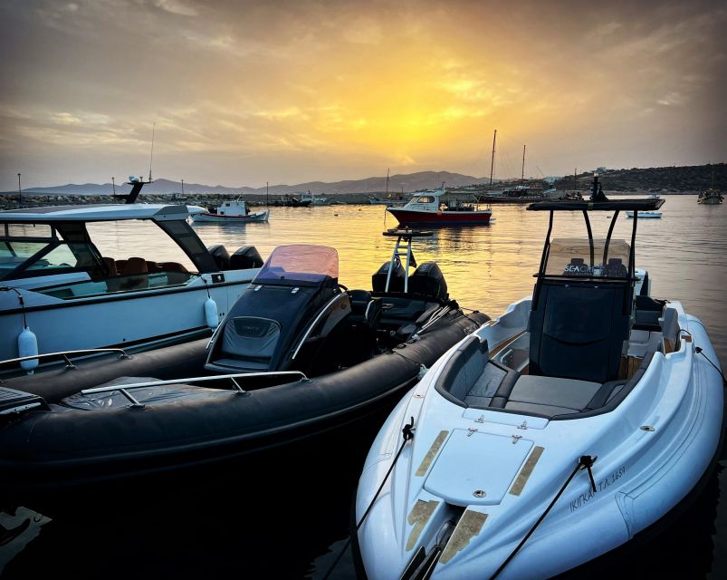 Paros: Premium Boat Private Cruise With Sunset Viewing - Key Points