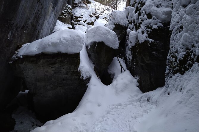 Private Nottawasaga Bluffs Caves Snowshoe Tour,Collingwd/Creemore - Key Points