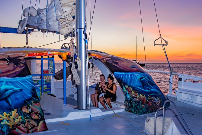 Private Sunset Catamaran Adventure Cruise With Open Bar - Key Points