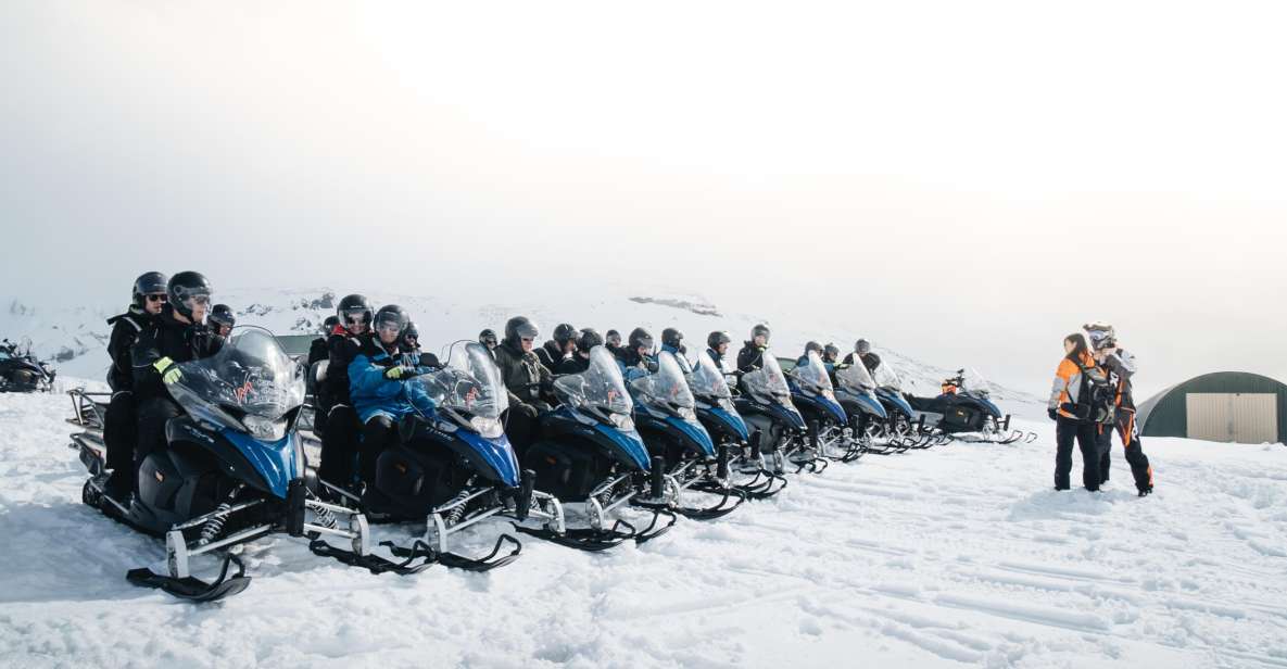 Reykjavik: Langjökull Glacier Snowmobile Tour & Hot Spring - Key Points