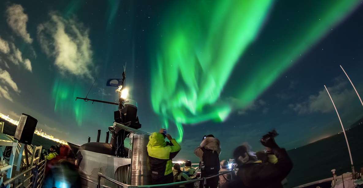 Reykjavik: Northern Lights Guided Boat Tour With Photos - Key Points