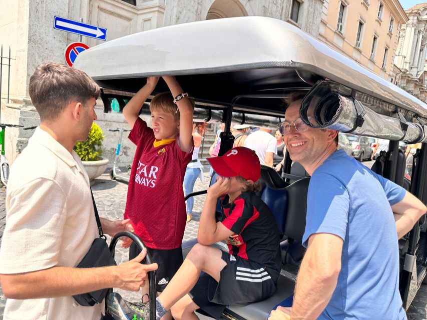 Rome in Golf Cart 7 Hours Unforgettable Full Immersion - Key Points