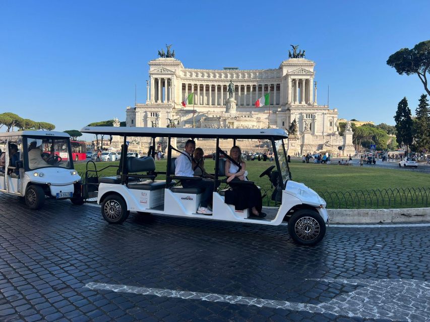 Rome: Private City Highlights Golf Cart Tour - Key Points