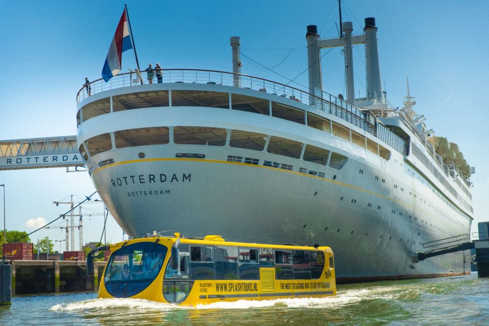 Rotterdam: 1-Hour Sightseeing Splash Tour - Key Points