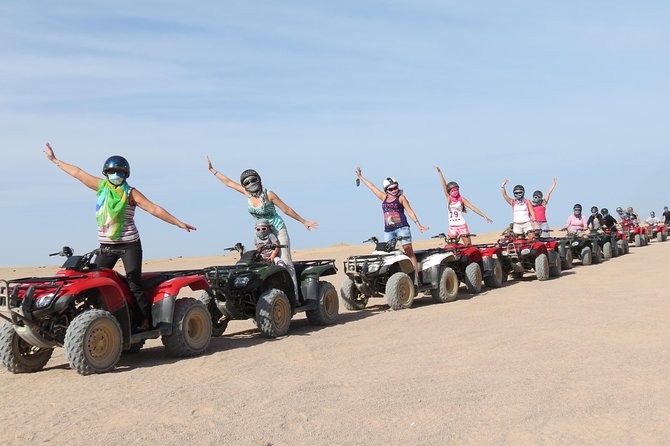 Safari ATV Quad Ride Camel Ride and Dinner With Show HURGHADA - Key Points