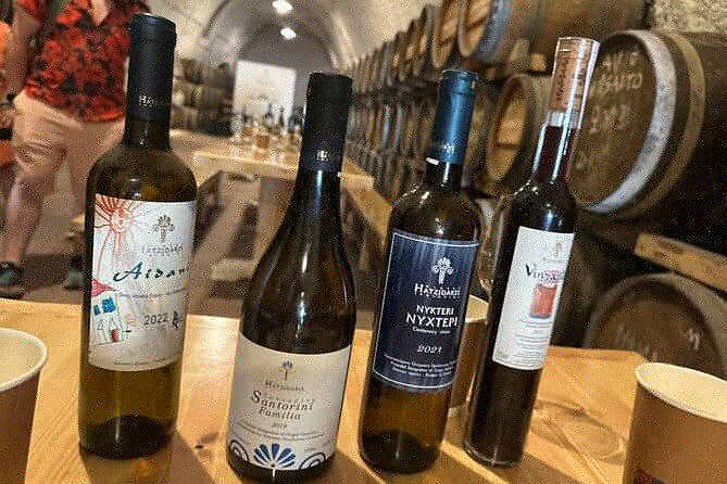 Santorini Private Wine Tour in 3 Wineries With Full Greek Meal - Key Points