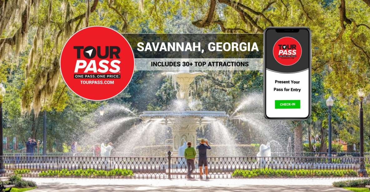 Savannah: Full Admission Tour Pass for 30+ Tours - Key Points