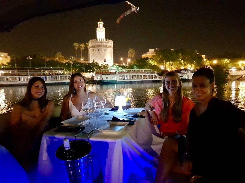 Seville: Private River Cruise With Dinner and Drinks - Key Points