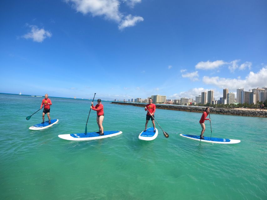 SUP Lesson in Waikiki, 3 or More Students, 13YO or Older - Key Points