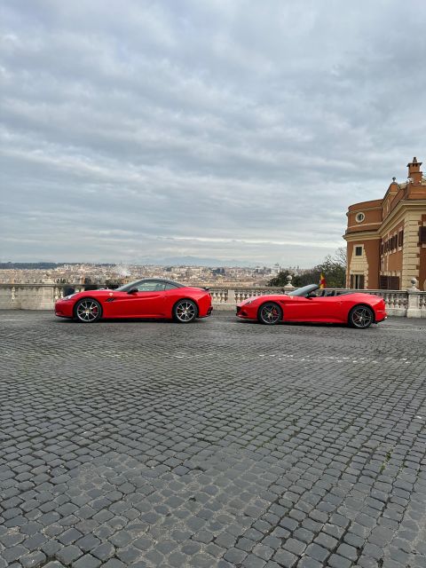 Testdrive Ferrari Guided Tour of the Tourist Areas of Rome - Key Points