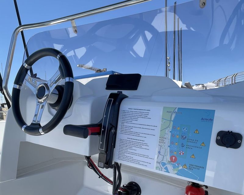 Valencia: Boat Rental Without License - Key Points