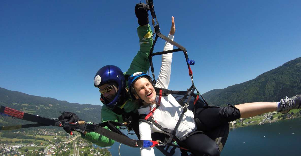 Villach/Ossiacher Lake: Paragliding Action Tandem Flight - Key Points