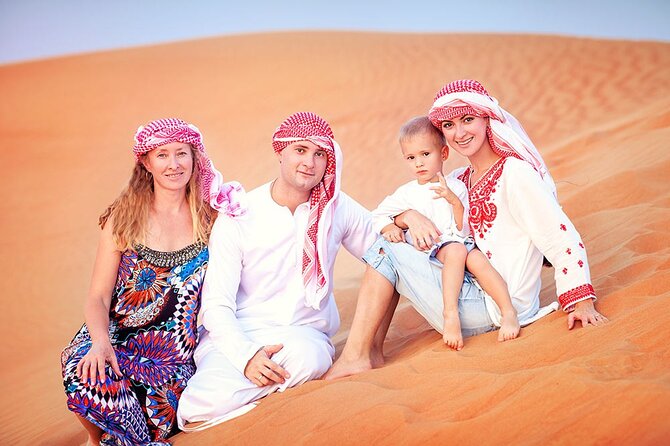 VIP Desert Safari Dubai ,Camel Ride,Sand Boarding & Buffet Dinner - Key Points