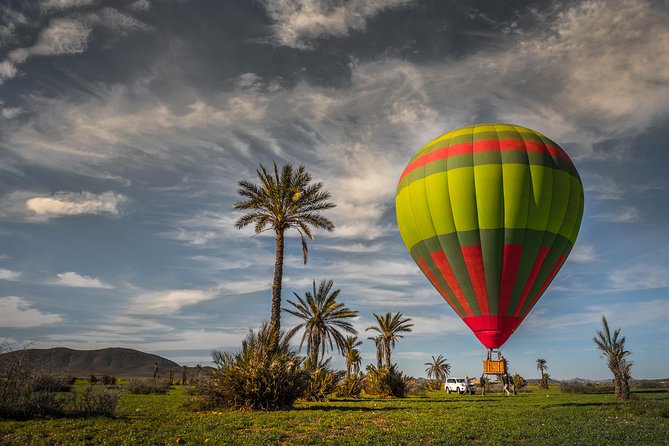 1 Hour Vip Morning Hot Air Balloon Flight From Marrakech With Breakfast Inclusions In The Package