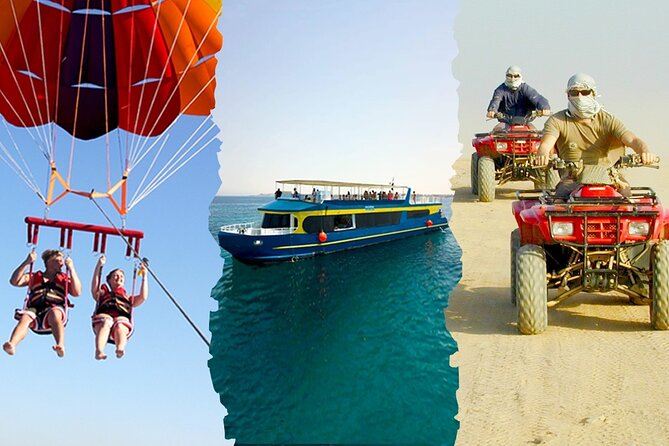 2 Hours Semi-submarine, and 3 Hours ATV Safari, Camel Ride, & Parachute-Hurghada - Tour Overview and Activities