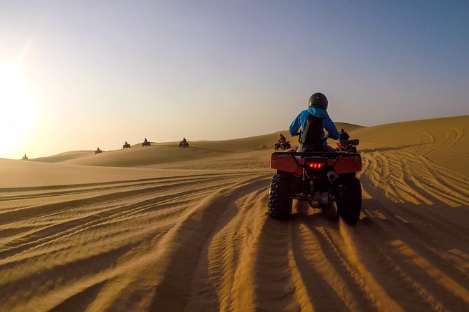 2hr COMBO - 1hr Lie-Down Sandboarding and 1hr Quad Bike Ride - Safety and Accessibility