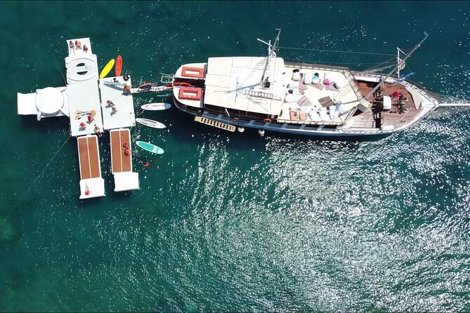 30m Wooden Traditional Boat 6.5 Hours Day Cruise In Rhodes Inclusions