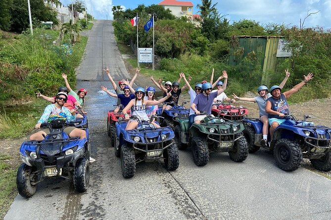 4 Hour Guided Atv/quad Tour Of Sint Maarten/st. Martin Whats Included In The Tour