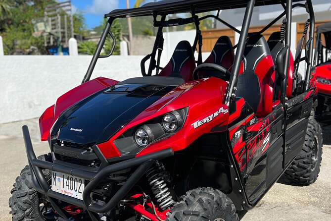 4 HOUR Guided UTV/ Side by Side Tour of Sint Maarten/ St. Martin - Pickup and Drop-off