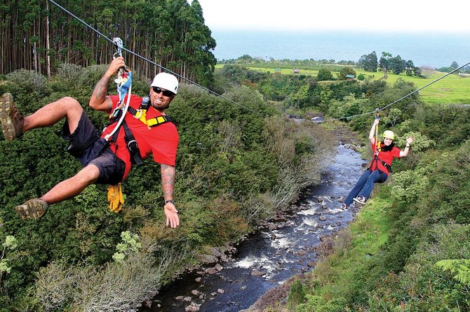 9 Line Waterfall Zipline Experience On The Big Island Scenic Zipline Adventure