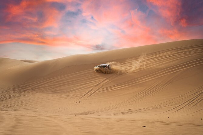 Abu Dhabi Morning Desert Safari: 4x4 Dune Bashing, Camel Ride And Sandboarding Thrilling Desert Safari Experience