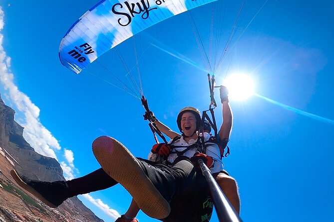 Acrobatic Paragliding Flight With Spanish Champion In Tenerife Inclusions