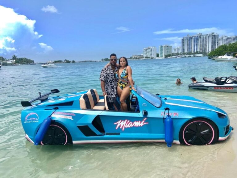 Adrenaline Rush In Miami: Jetcar Unique Private Experience Experience Overview