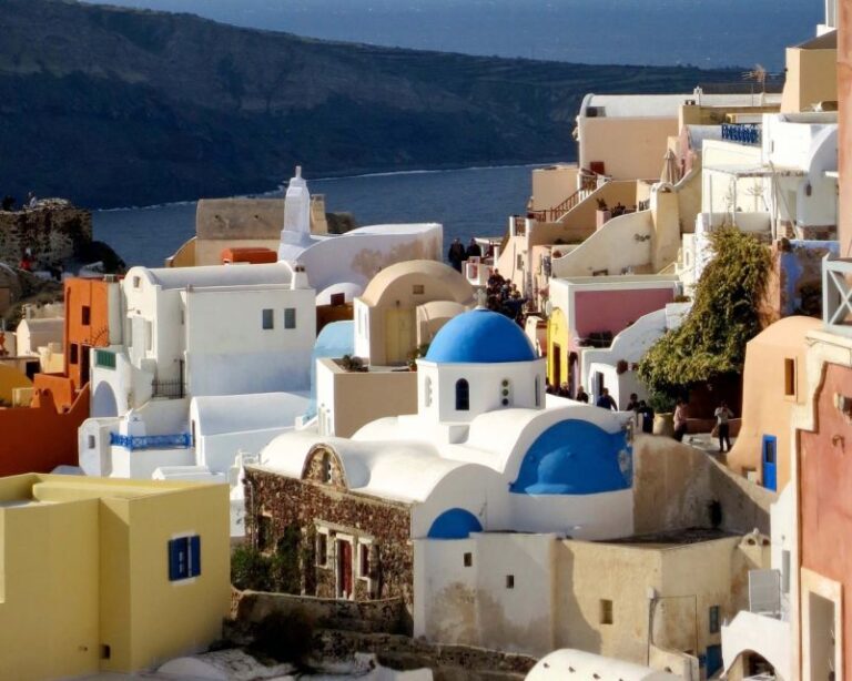 Agios Nikolaos: Santorini Guided Day Trip With Ferry Ticket Tour Overview