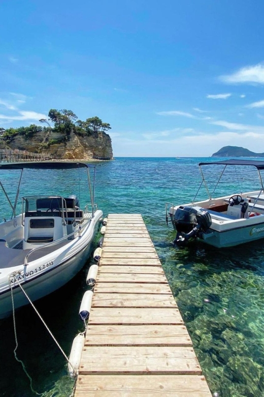 Agios Sostis Harbour: Rent Your Own Boat! Activity Overview