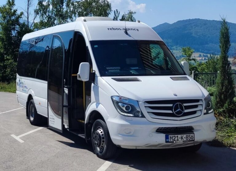 Airport Transfers & Private Tours With Luxury Minibus Bosnia Service Highlights