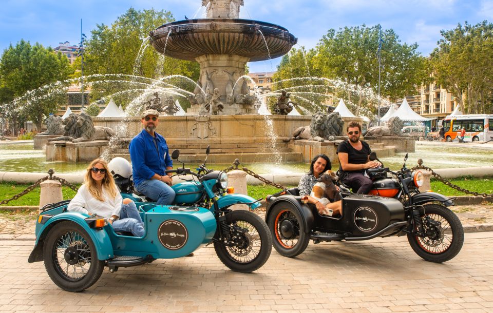 Aix-en-Provence: Wine or Beer Tour in Motorcycle Sidecar - Tour Overview