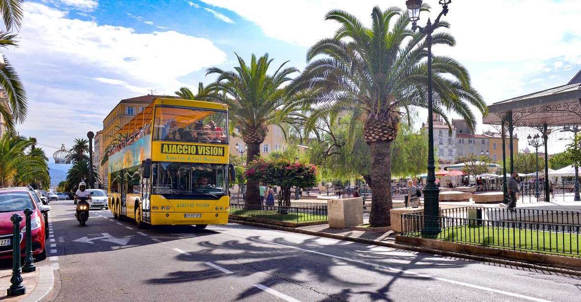 Ajaccio: Town Highlights and Coast Open-Top Bus Tour - Highlights of the Tour