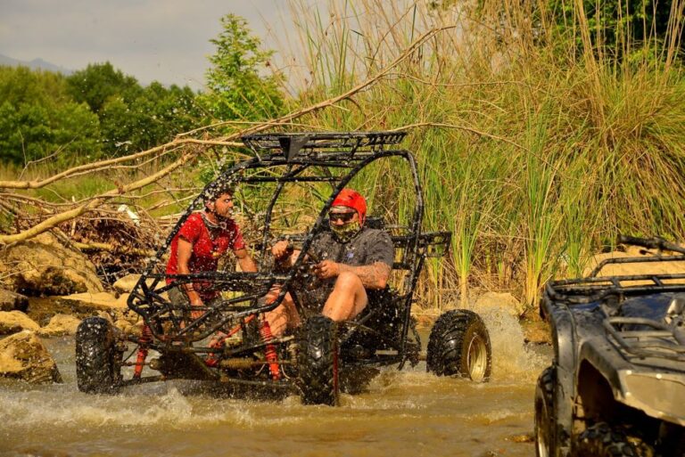 Alanya: Buggy Safari Adventure With Hotel Transfers Navigating Dusty Forest Roads