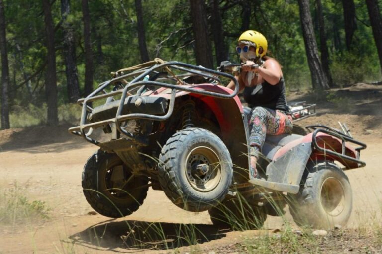 Alanya: Forest Quad Bike Excursion With Hotel Pickup Tour Overview