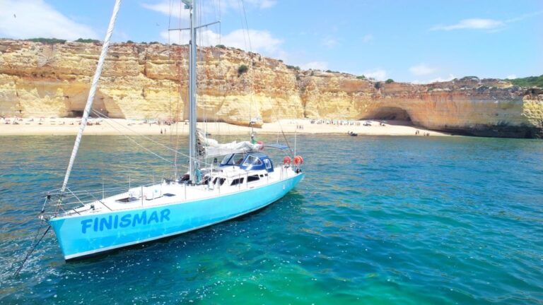 Albufeira: 3 Hour Yacht Daytime/sunset Cruise To Benagil Activity Overview