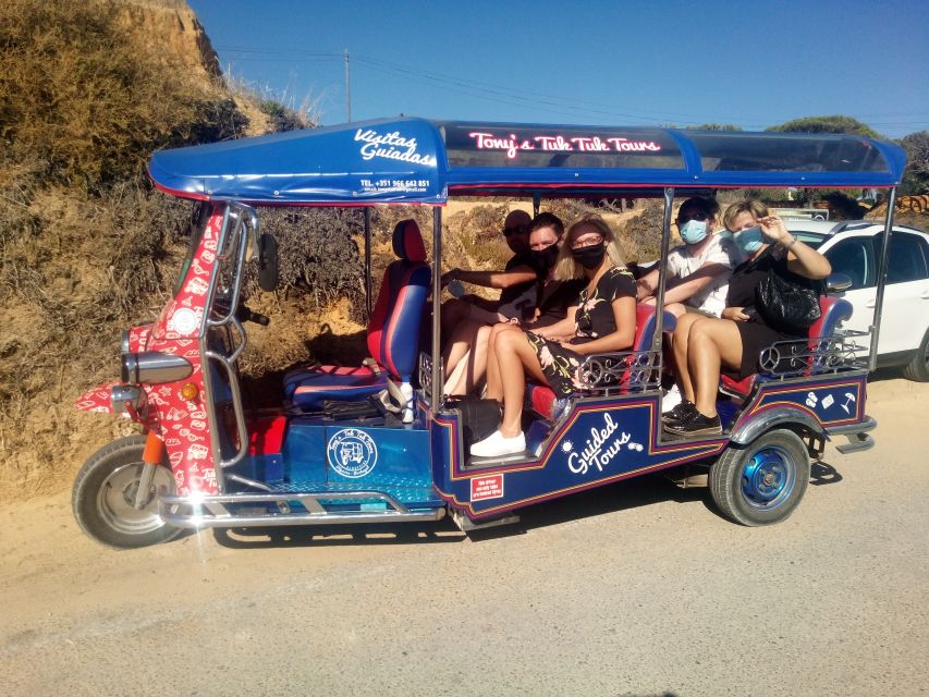 Albufeira: Benagil Caves & Senhora Da Rocha Tour by Tuk Tuk - Tour Description