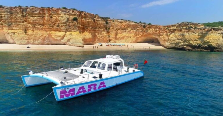 Albufeira: Catamaran Cruise With Bbq & Open Bar On The Beach Overview Of The Activity