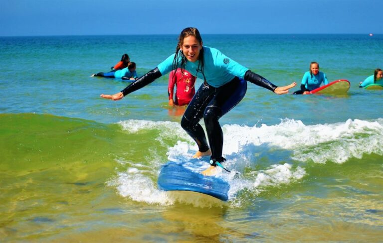 Albufeira: Surfing Lesson At Galé Beach Location And Duration