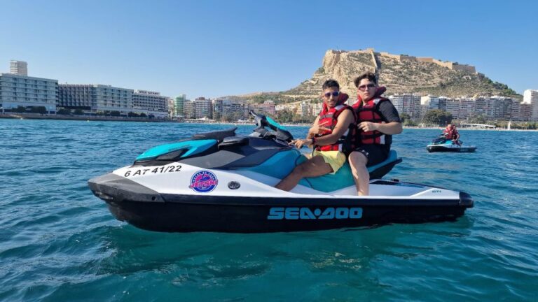 Alicante: Jet Ski Excursion To Tabarca Island With Snacks Activity Details