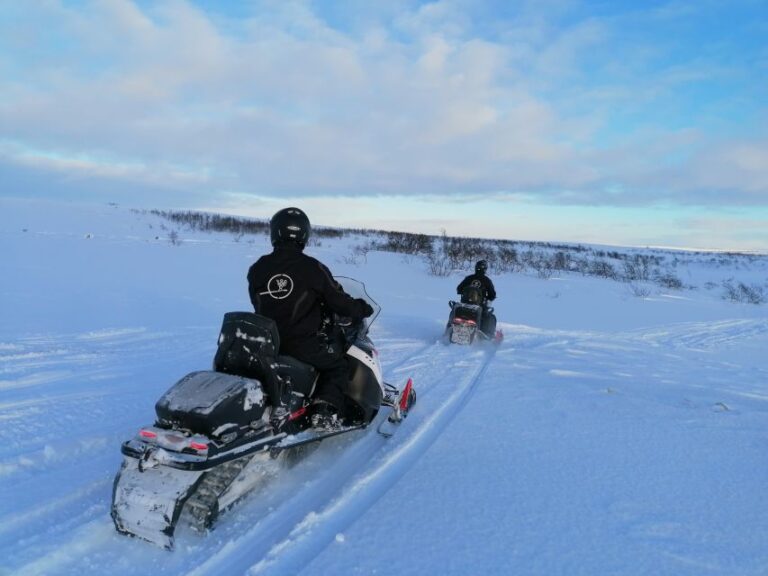 Alta: Guided Snowmobile Safari On Finnmarksvidda With Snacks Overview Of The Guided Tour