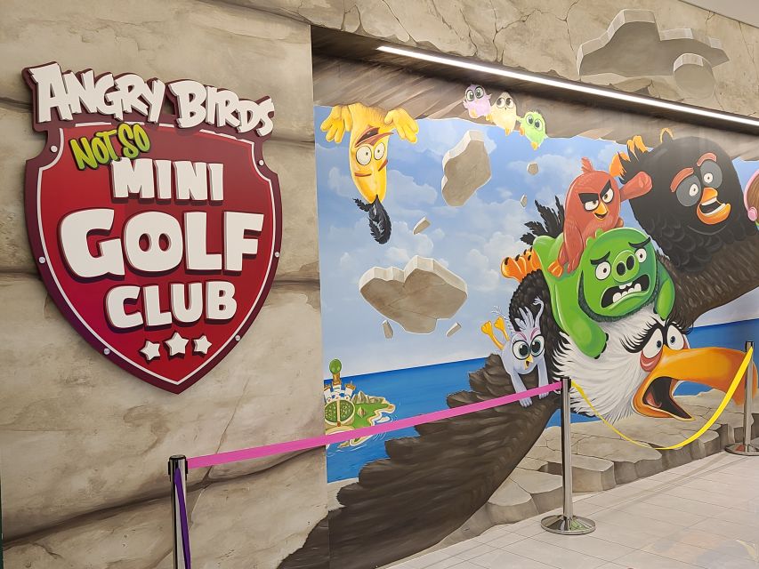 American Dream: Angry Birds Mini Golf Ticket - Ticket Details and Pricing