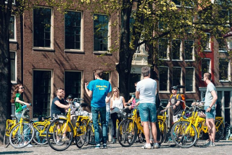 Amsterdam: 2 Hour City Highlights Guided Bike Tour Tour Overview