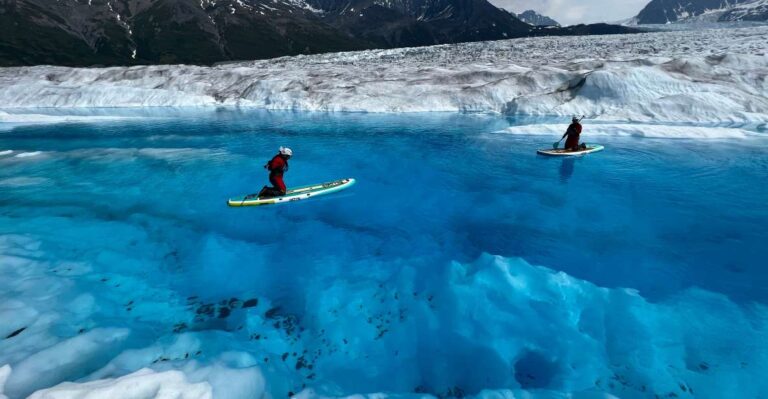 Anchorage: Knik Glacier Helicopter And Paddleboarding Tour Overview Of The Tour