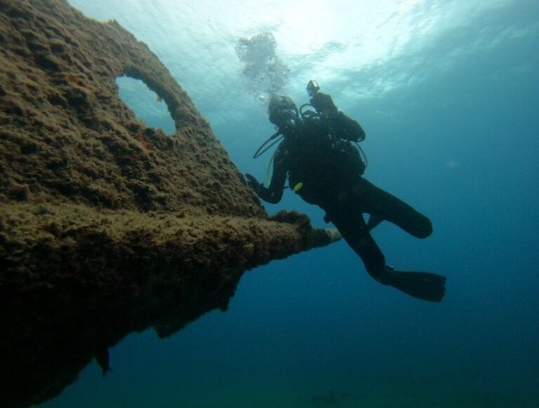 Angra Do Heroismo: Ssi Try Scuba Program In A Shipwreck Overview Of The Experience