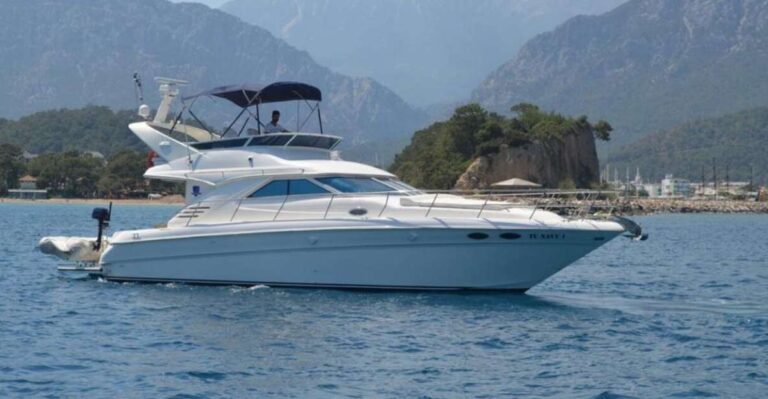 Antalya : Private Yacht Rental With Captain/meal Included Yacht Details And Capacity